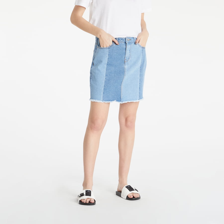 Nederdel Noisy May Skirt Jean Mini Blue Blå | 27020311, 0