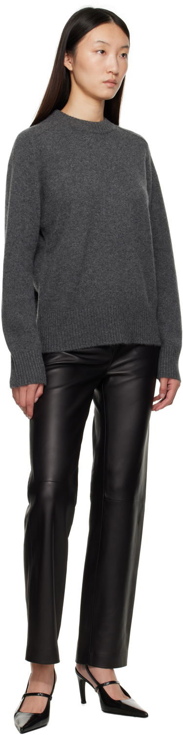 Bukser Loulou de Saison Cobe Paneled Straight-Leg Leather Pants Sort | COBE, 3