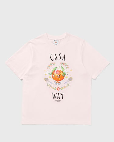 T-shirt Casablanca Casa Way Orange Mascot Graphic T-Shirt Lyserød | M-AW25-JTS-001-09, 0