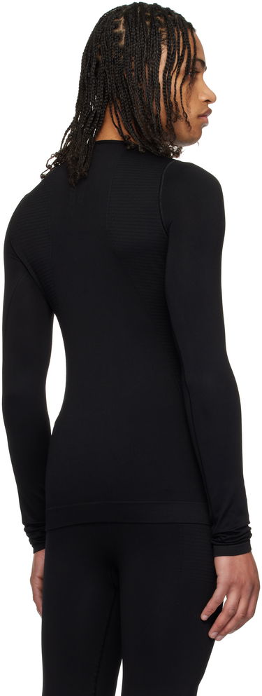 T-shirt Rick Owens Rick Owens Hollywood Active Knit Long Sleeve T-Shirt Sort | RU01E5691 KSP, 2