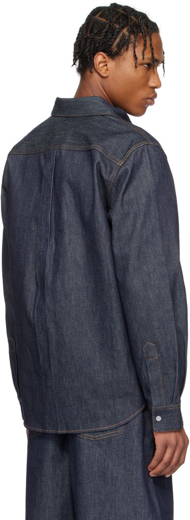 Skjorte Helmut Lang Helmut Lang Curved Classic Denim Shirt Blå | O09DM501, 2