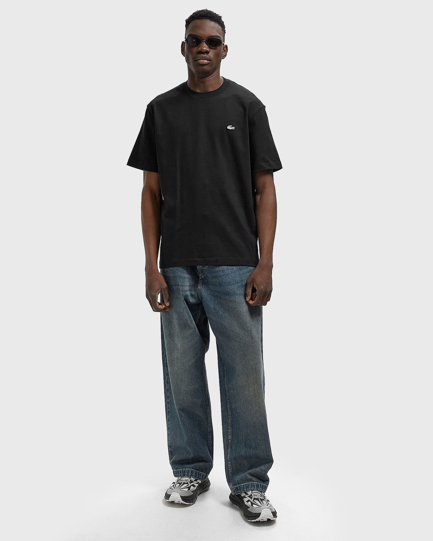 T-shirt Lacoste Crew Neck Short Sleeve T-Shirt Sort | TH6883-031, 1