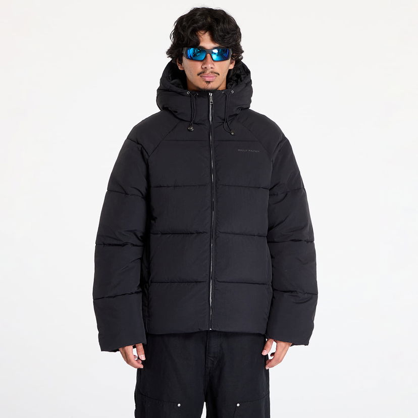 Puffer jakke DAILY PAPER Relaxed Puffer Black Sort | 2422082
