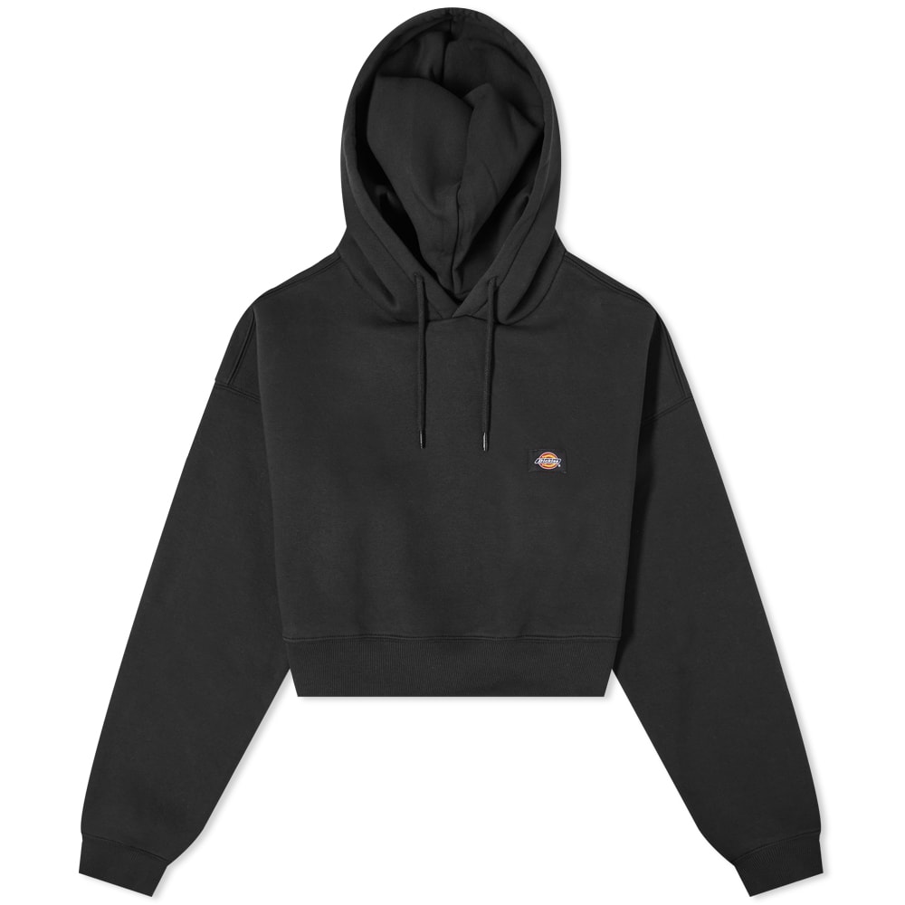 Sweatshirt Dickies Oakport Cropped Hoody Sort | DK0A4XJTBLK1, 0