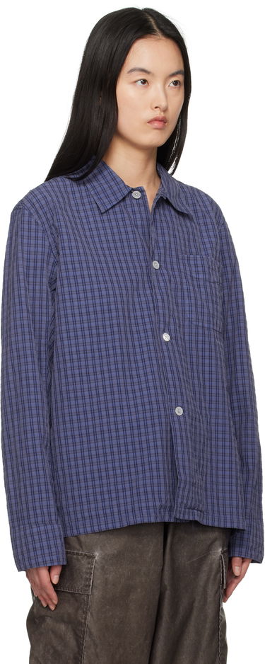 Skjorte OUR LEGACY Our Legacy Box Check Shirt Lilla | M2252BK, 1