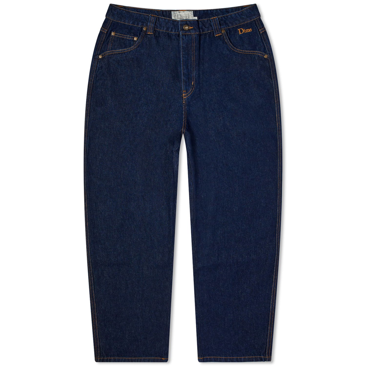 Bukser Dime Classic Baggy Denim Pants Mørkeblå | DIMESP2434IND, 0