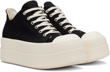 Sneakers og sko Rick Owens Rick Owens DRKSHDW Hollywood Double Bumper Low Sort | DU01E3832 DO, 3