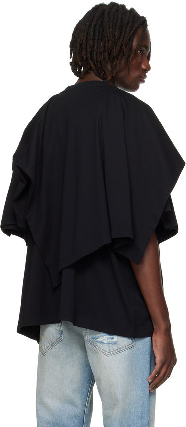 T-shirt VETEMENTS VETEMENTS Double Layered T-Shirt Sort | UH76TR400B, 2