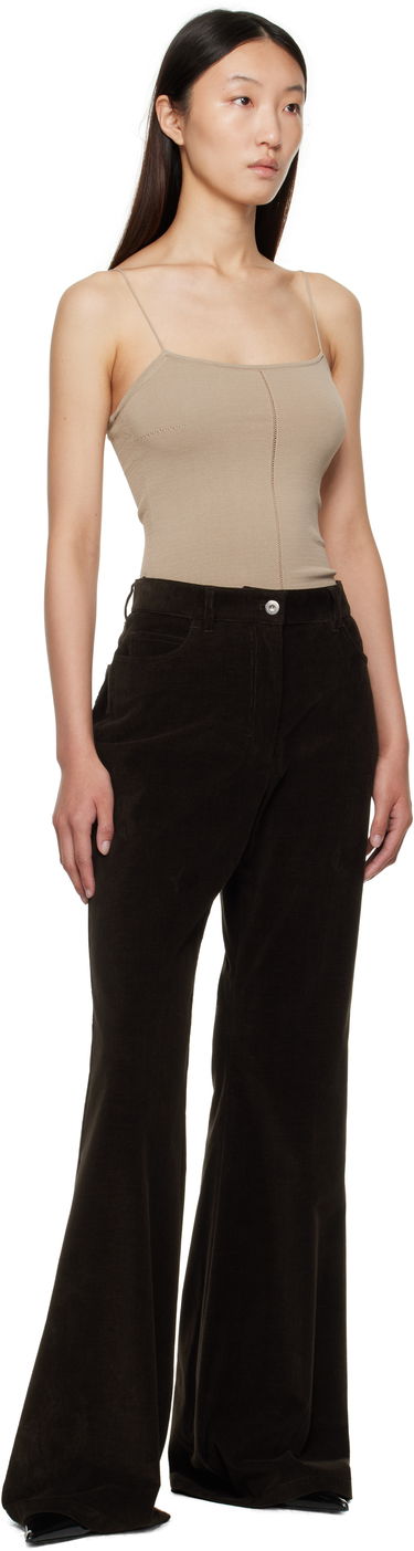 Bukser FERRAGAMO Ferragamo Flared Corduroy Trousers Brun | 785197, 3