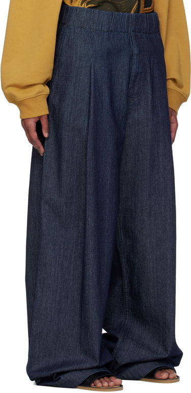 Bukser Dries Van Noten Dries Van Noten Elasticated Wide-Leg Jeans Blå | 251-020926-1553, 1