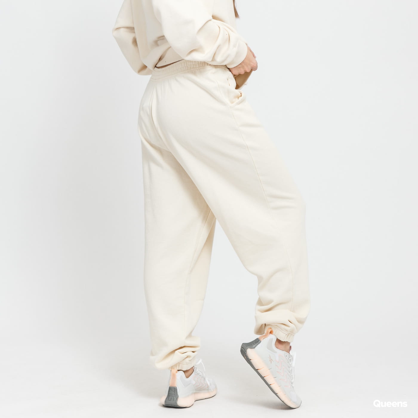 Joggingbukser Reebok CL RBK ND SM FT Beige | H49295, 1