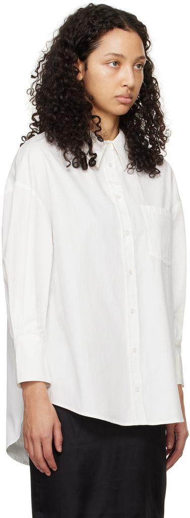 Skjorte Anine Bing Oversized Shirt Hvid | A-09-2006-100, 4