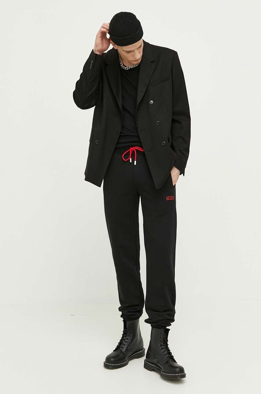 Joggingbukser GCDS Cotton Sweatpants Sort | CC94M290641, 0