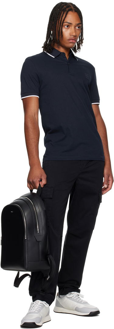 Rygsæk BOSS BOSS Leather Backpack Sort | 50548273, 3