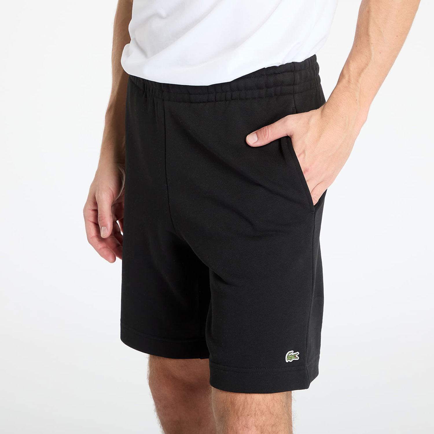 Shorts Lacoste LACOSTE Fleece Shorts Sort | GH9860 031, 1