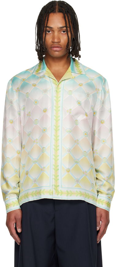Skjorte Casablanca Casablanca Multicolor Long Sleeve Shirt Flerfarvet | U-AW25-SH-006-02-M, 0