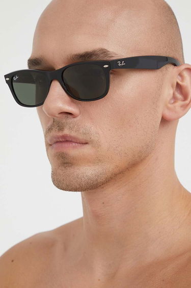Solbriller Ray-Ban New Wayfarer 0RB2132 Sunglasses Sort | 0RB2132.901, 0