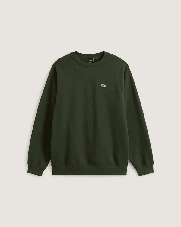 Sweatshirt Vans Left Chest II Crewneck Sweatshirt Grøn | VN000P20EMU, 0