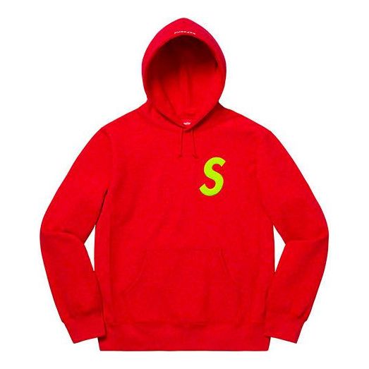 Sweatshirt Supreme Supreme S Logo Hooded Sweatshirt Rød | SUP-FW19-261
