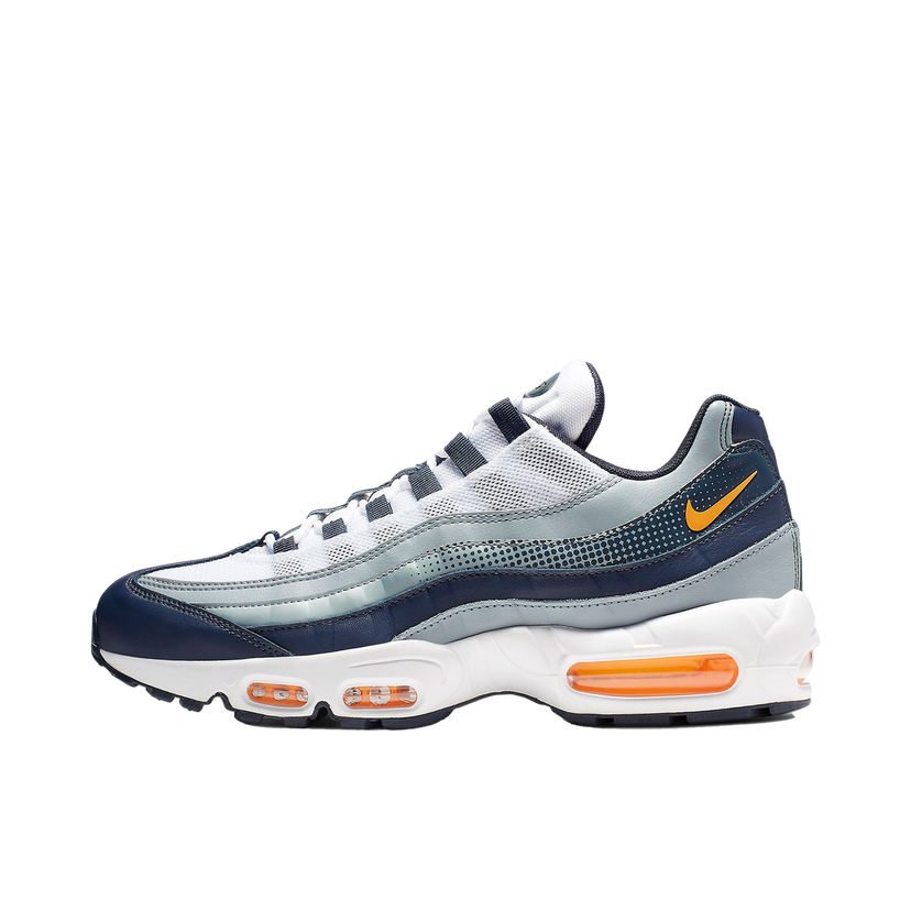 Sneakers og sko Nike Air Max 95 Midnight Navy Laser Orange Mørkeblå | AJ2018-401