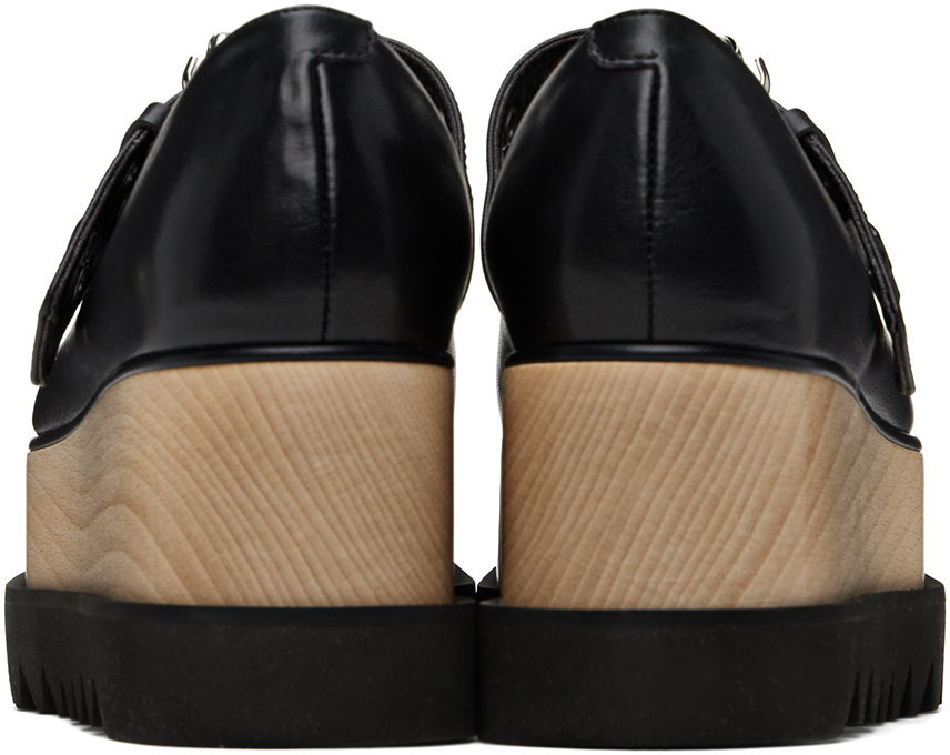 Sneakers og sko Stella McCartney Elyse Star-Studded Platform Loafers Sort | 810423AP0250, 1