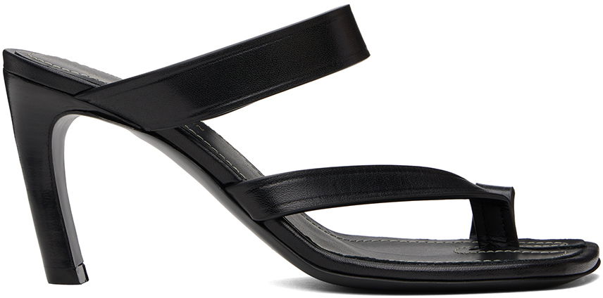 Tilbehør Dries Van Noten Dries Van Noten Thong Heeled Sandals Sort | WS241-1187-110, 0