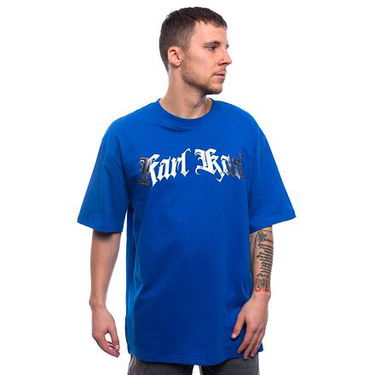 T-shirt Karl Kani Old English Chrome Graphic T-Shirt Blå | KK60300183, 0