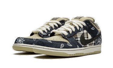 Sneakers og sko Nike Travis Scott x Dunk Low Premium QS SB "Cactus Jack" Mørkeblå | CT5053-001, 1