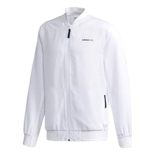 Bomberjakke adidas Originals Neo Casual Aviator Jacket Hvid | DN7379
