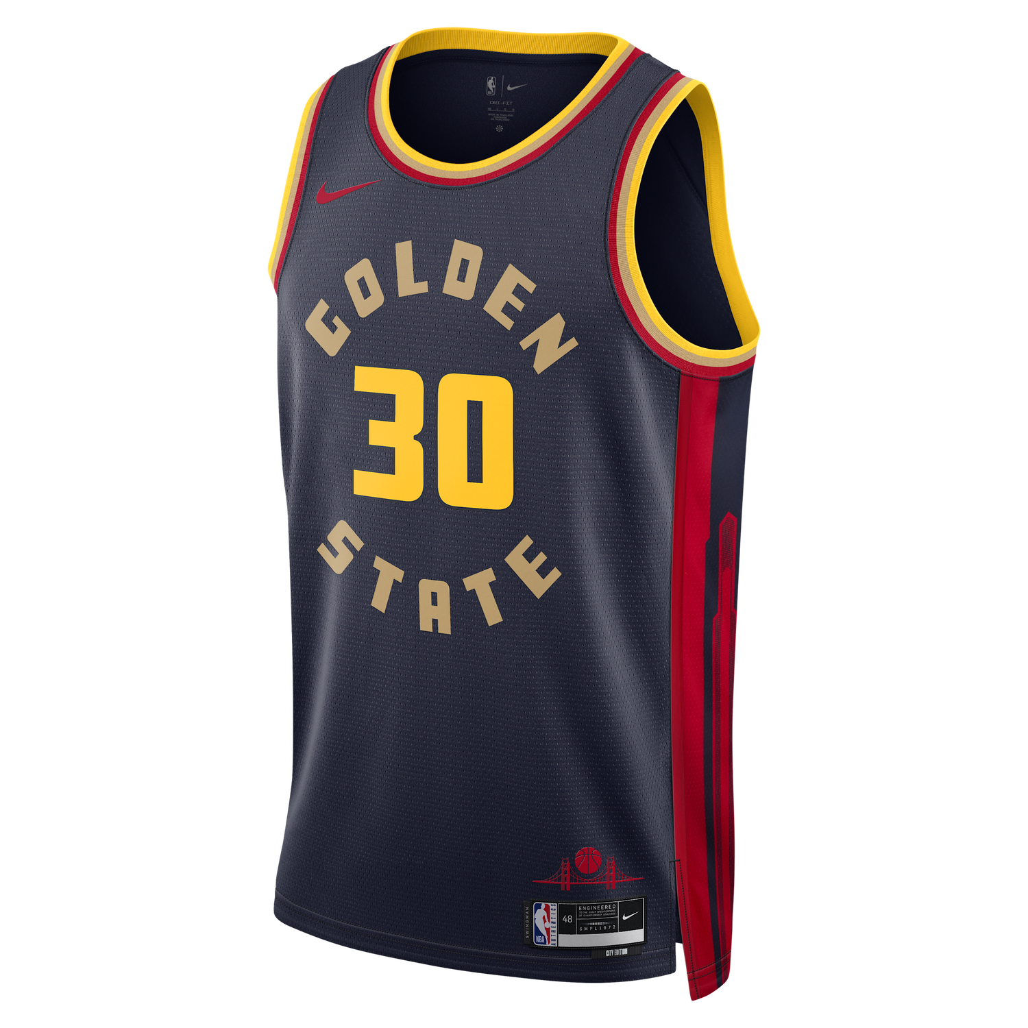Jersey Nike Dri-FIT NBA Swingman Stephen Curry Golden State Warriors City Edition 2024/25 Blå | FQ4342-422, 1