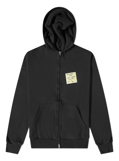 Sweatshirt Balenciaga Post It Popover Hoody Sort | 744457-TOVD3-1055