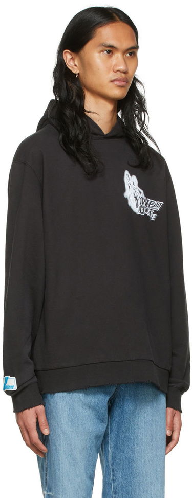 Sweatshirt We11done We11done Cotton Graphic Hoodie Sort | WD-TH1-22-549-U-BK, 1
