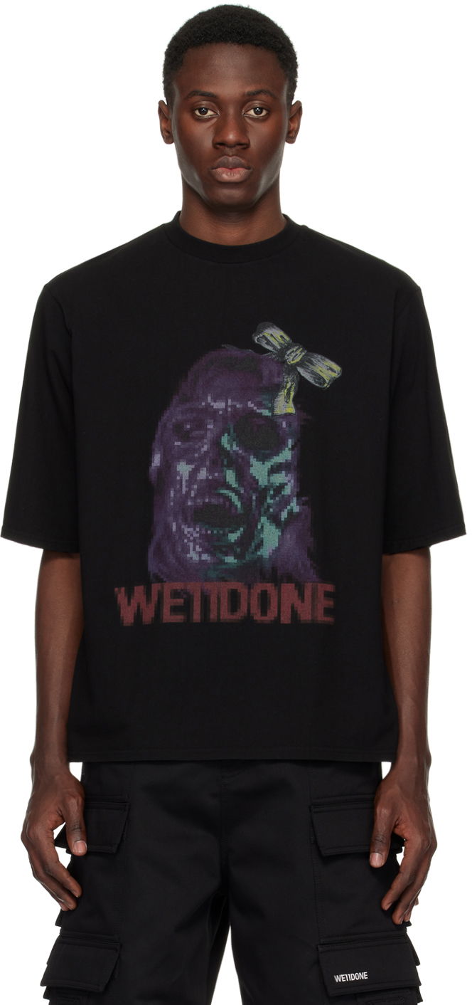 T-shirt We11done We11done Graphic Print T-Shirt Sort | WD-TT1-24-743-U-BK