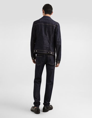 Jeans Dolce & Gabbana Skinny Stretch Jeans With Patch Blå | GY07LZG8ME9S9001, 2
