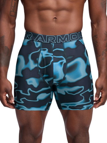 Boksere Under Armour Performance Tech Mesh 6" Print Boxerjock - 3 Pack Flerfarvet | 1383885-494, 3