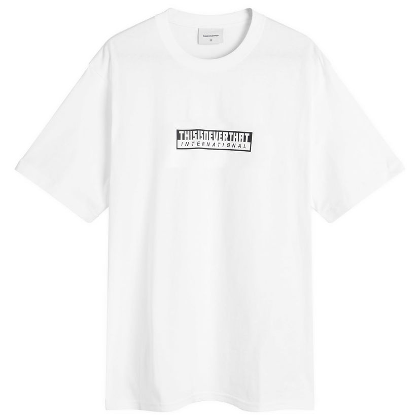T-shirt thisisneverthat Tnt International T-Shirt, Size Large Hvid | TN251TTSST11-WHT