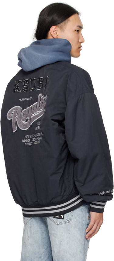 Bomberjakke Ksubi Ksubi MA-1 Bomber Jacket Mørkeblå | MFA25JK012, 2