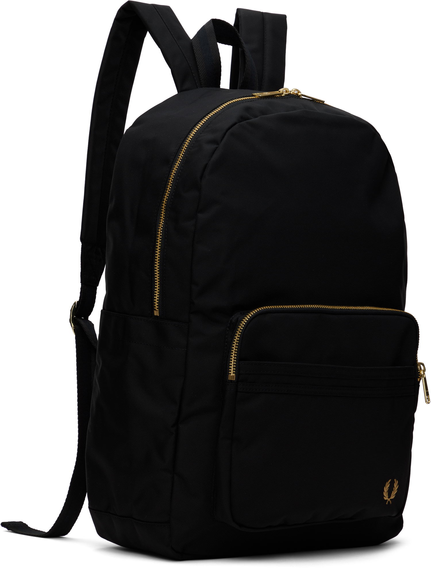 Rygsæk Fred Perry Fred Perry Textured Nylon Backpack Sort | L9258, 1