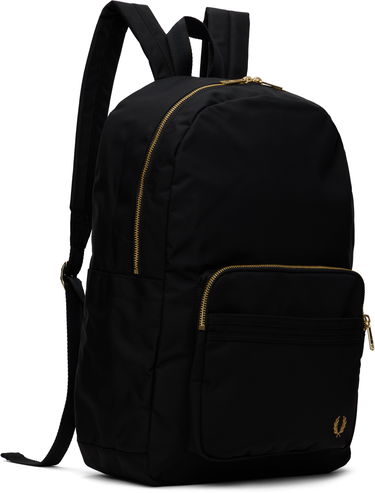 Rygsæk Fred Perry Fred Perry Textured Nylon Backpack Sort | L9258, 1