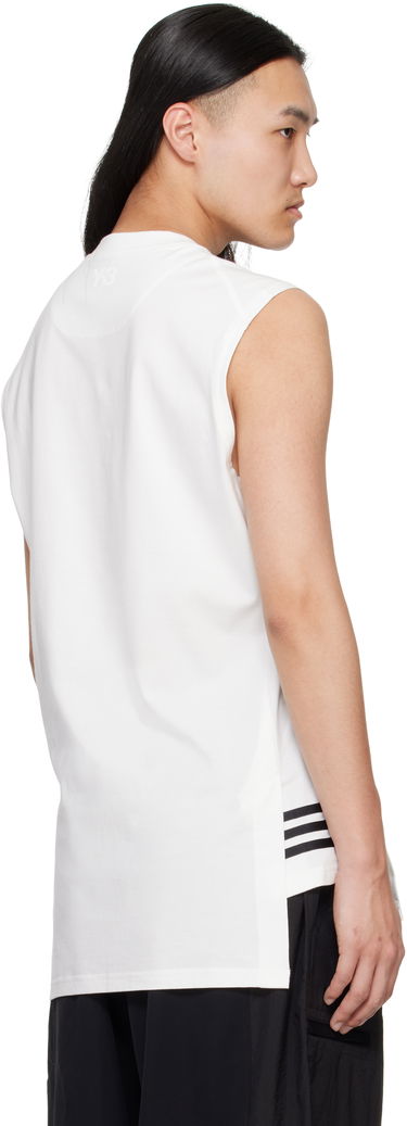 Tanktop Y-3 Y-3 3-Stripes Tank Top Hvid | JM7844, 2