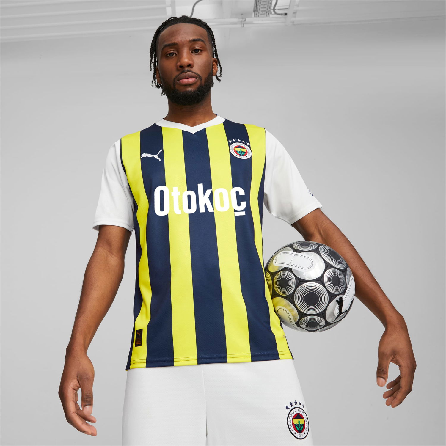 Jersey Puma Fenerbahçe S.K. 23/24 Heimtrikot Herren, Weiß, Größe: 3XL, Kleidung Flerfarvet | 772000_01, 0