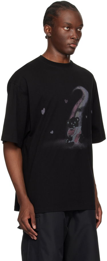 T-shirt We11done We11done Teddy Bear Graphic T-Shirt Sort | WD-TT1-23-730-U-BK, 1
