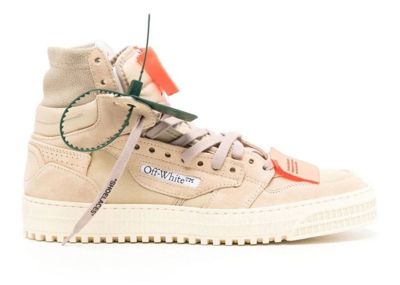 Sneakers og sko Off-White 3.0 Off Court High-Top Sand Suede Beige | OMIA065S23LEA0021717, 0