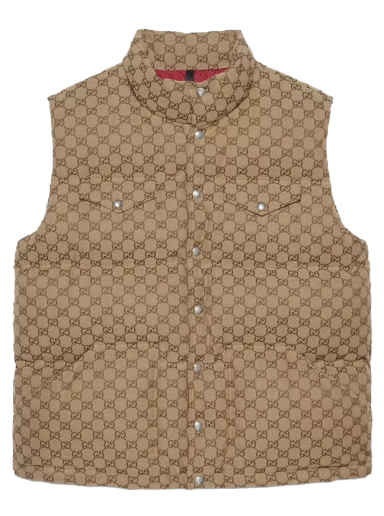 Vest Gucci The North Face x Down Vest Beige | 670768 Z8APY 2190