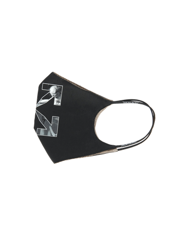 Tilbehør Off-White Caravaggio Arrow Simple Mask Sort | OMRG003F21FAB003 1009, 3