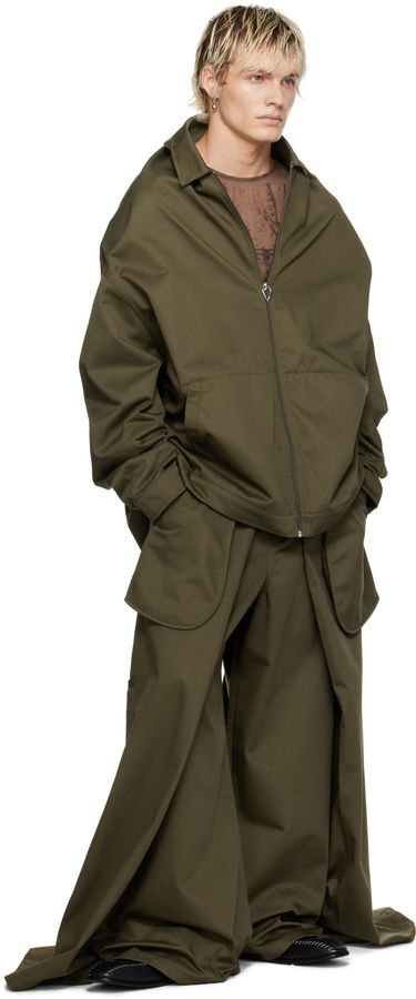 Jakke Jean Paul Gaultier Jean Paul Gaultier Shayne Oliver Edition Zip-Up Jacket Grøn | 24/27-F-VE054-C048-41, 4