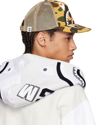 Kasket BAPE A Bathing Ape 1st Camo Shark Mesh Cap Grøn | 001CPK701008M, 4