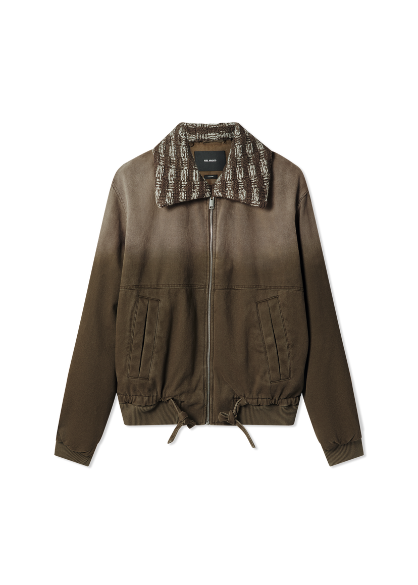 Jakke AXEL ARIGATO Axis Gradient Denim Jacket Brun | A3157002