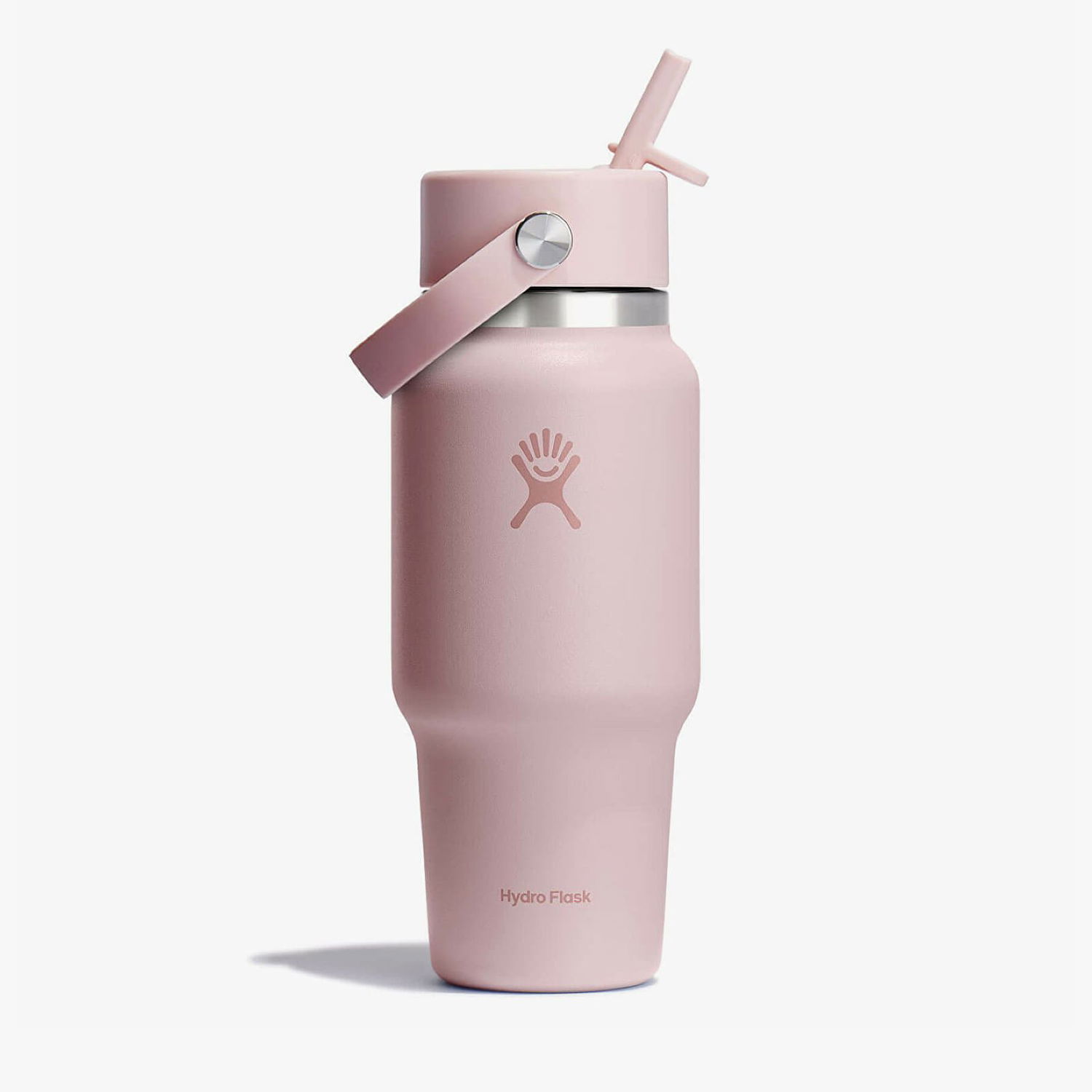 Drikkeflaske Hydro Flask 709 ml Wide Flex Straw Travel Bottle Trillium Universal Lyserød | WT24CFS678, 0