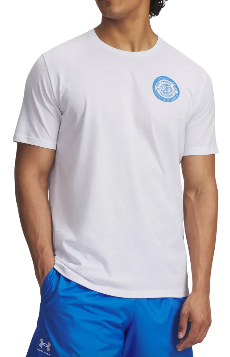 T-shirt Under Armour Under Armour ARMOUR CLUB SS T-Shirt Hvid | 6005612-100, 0